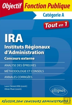 Bertrand.pt - Ira ; Instituts Régionaux D'Administration ; Concours Externe