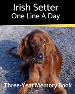 Bertrand.pt - Irish Setter - One Line A Day: A Three-Y