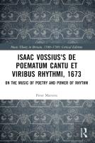 Isaac Vossius'S De Poematum Cantu Et Viribus Rhythmi, 1673