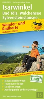 Isarwinkel, Hiking And Cycling Map 1:35,000