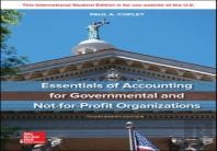 Ise Essentials Of Accounting For Governmental And Not-For-Profit Organizations