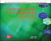 Ise Introduction To Computing Systems: From Bits & Gates To C/C++ & Beyond