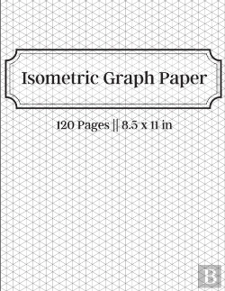 Bertrand.pt - Isometric Notebook - 120 Pages -- 8.5 X 11 In
