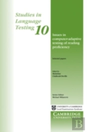 Issues In Computer-Adaptive Testing Of Reading Proficiency