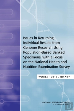 Bertrand.pt - Issues In Returning Individual Results From Genome Research Using Population-Based Banked Specimens, With A Focus On The National Health And Nutrition Examination Survey