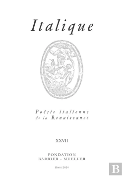 Bertrand.pt - It - T27 - Italique: Poesie Italienne De La Renaissance, Volume Xxvii (2024) - Edition Bilingue