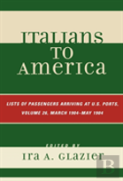 Italians To America, March 1904 - May 1904
