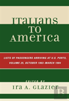 Italians To America, October 1903 - March 1904