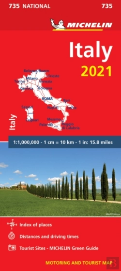 Bertrand.pt - Italy 2021 - Michelin National Map 735