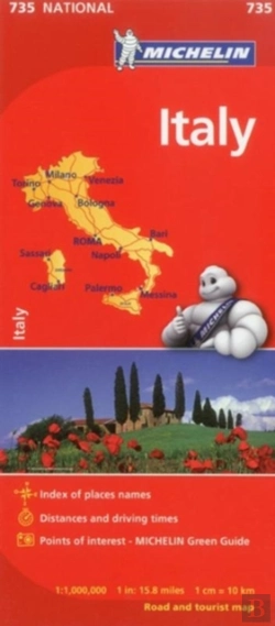 Bertrand.pt - Italy - Michelin National Map 735