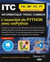 Itc Mpsi Essentiel De Python Avec Wxpython - Avec Visual Studio Code