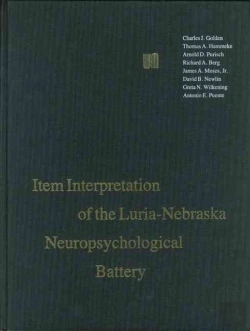 Bertrand.pt - Item Interpretation Of The Luria-Nebraska Neuropsychological Battery