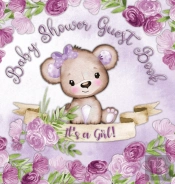 It'S A Girl! Baby Shower Guest Book: Cut
