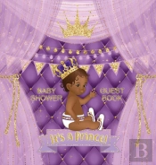 It'S A Prince! Baby Shower Guest Book: C