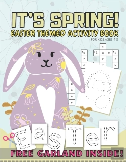 Bertrand.pt - It'S Spring! Easter Themed Activity Book For Kids Ages 4-8