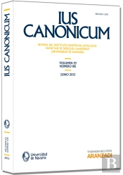 Ius Canonicum (Vol 53, Nº 105) 2013