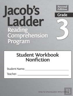 Bertrand.pt - Jacob'S Ladder Reading Comprehension Program