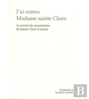 J'Ai Connu Madame Sainte Claire