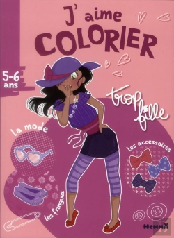 Bertrand.pt - J'Aime Colorier (5-6 Ans) - Trop Fille