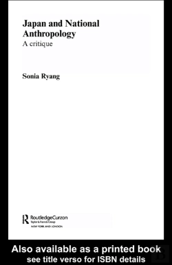 Bertrand.pt - Japan And National Anthropology: A Critique