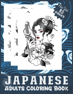 Bertrand.pt - Japanese Adults Coloring Book