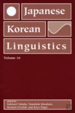 Bertrand.pt - Japanese/Korean Linguistics, Volume 16