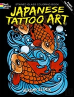 Bertrand.pt - Japanese Tattoo Art Stained Glass Coloring Book