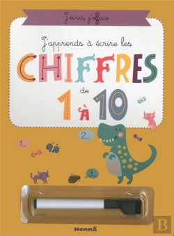 Bertrand.pt - J'Apprends À Écrire Les Chiffres De 1 À 10