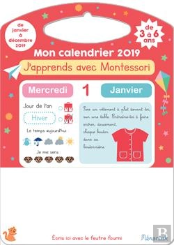 Bertrand.pt - J'Apprends Avec Montessori Mon Calendrier Memoniak 2019