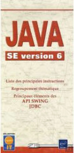 Bertrand.pt - Java Se Version 6 ; Liste Des Instructions ; Principaux Éléments Des Api Swing Et Jdbc