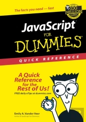 Javascript For Dummies Quick Reference