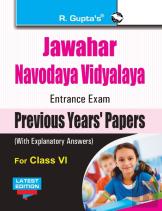 Jawahar Navodaya Vidyalaya (Jnv) Entrance Exam (Class Vi)