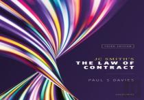 Jc Smith'S The Law Of Contract