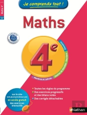 Je Comprends Tout Mathematiques 4eme