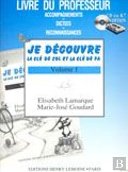 Bertrand.pt - Je Découvre La Clé De Sol Et Fa T.1 ; Livre Du Professeur