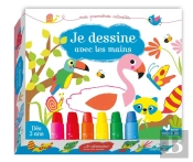 Je Dessine Avec Les Mains - Coffret Avec Pastels Soie