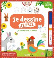 Je Dessine, J'Efface  Les Animaux De La Ferme