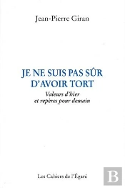 Je Ne Suis Pas Sur D'Avoir Tort