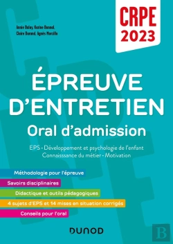Bertrand.pt - Je Prépare : Concours Professeur Des Écoles ; Épreuve D'Entretien ; Oral (Édition 2023)
