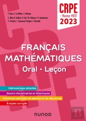 Je Prépare : Concours Professeur Des Écoles : Français Et Maths ; Oral