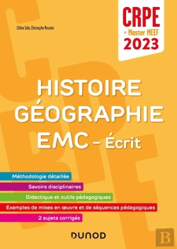 Bertrand.pt - Je Prépare : Concours Professeur Des Écoles ; Histoire, Géographie, Emc ; Écrit / Admissibilité (Édition 2023)