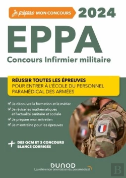 Bertrand.pt - Je Prépare : Eppa 2024 : Concours Infirmier Militaire ; Réussir Toutes Les Épreuves