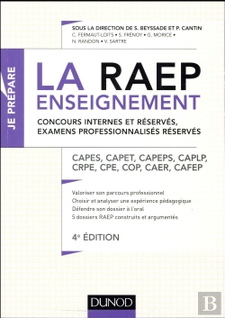 Bertrand.pt - Je Prepare ; La Raep Enseignement ; Concours Internes Et Réservés, Examens Professionnalisés Réservés