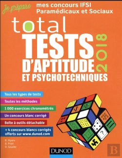 Bertrand.pt - Je Prépare ; Total Tests D'Aptitude Et Psychotechniques (Édition 2018)