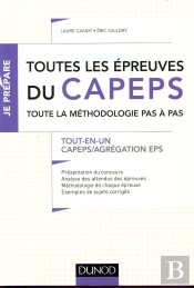 Je Prépare ; Toutes Les Épreuves Du Capeps Et De L'Agrégation D'Eps