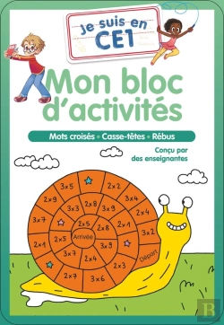 Bertrand.pt - Je Suis En Ce1 : Mon Bloc D'Activités : Mots Croisés - Casse-Têtes - Rébus
