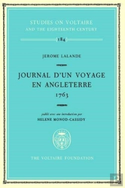 Bertrand.pt - Jerome Lalande, Journal D'Un Voyage En Angleterre 1763