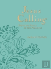 Jesus Calling, Large Text Teal Leathersoft, With Full Scriptures