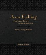 Jesus Calling Note-Taking Edition, Leathersoft, Black, With Full Scriptures