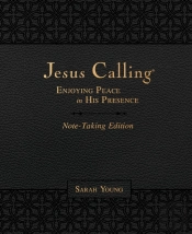 Jesus Calling Note-Taking Edition, Leathersoft, Black, With Full Scriptures